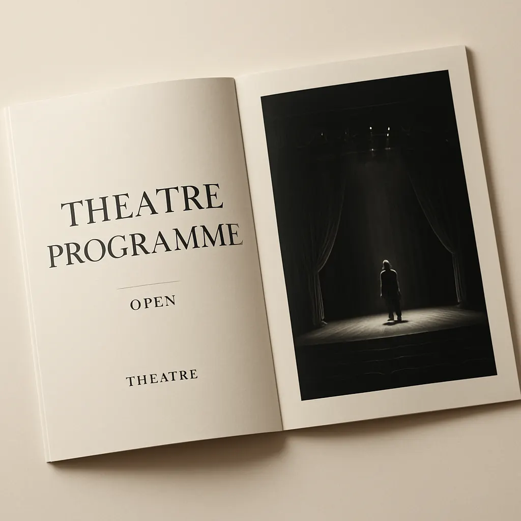 Grand Theatre programme booklet on a cream background